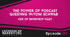 020 The Power Podcast Guesting w/Tom Schwab, CEO of Interview Valet